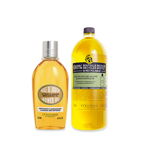 Óleo de Banho Amêndoa 250ml + Eco-Refil 500ml